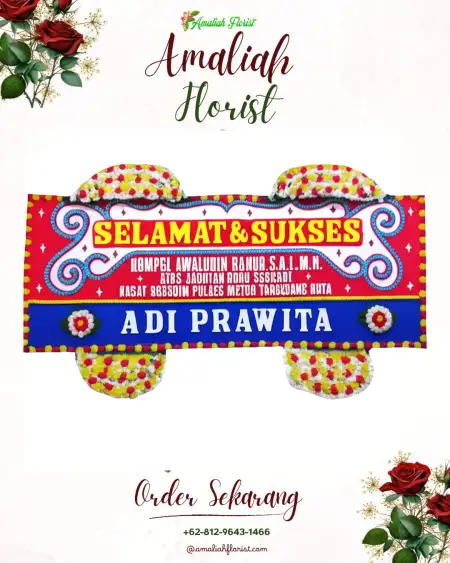 Papan Bunga Ucapan Selamat Leuwidingding